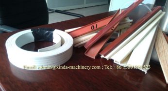 PVC U type edge banding making machine