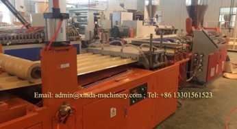 PC tile production line