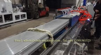 PVC artificial marble frame production line