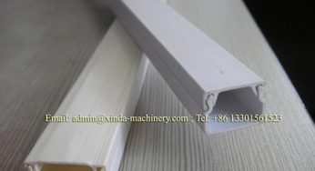 PVC cable wire trunk making machine